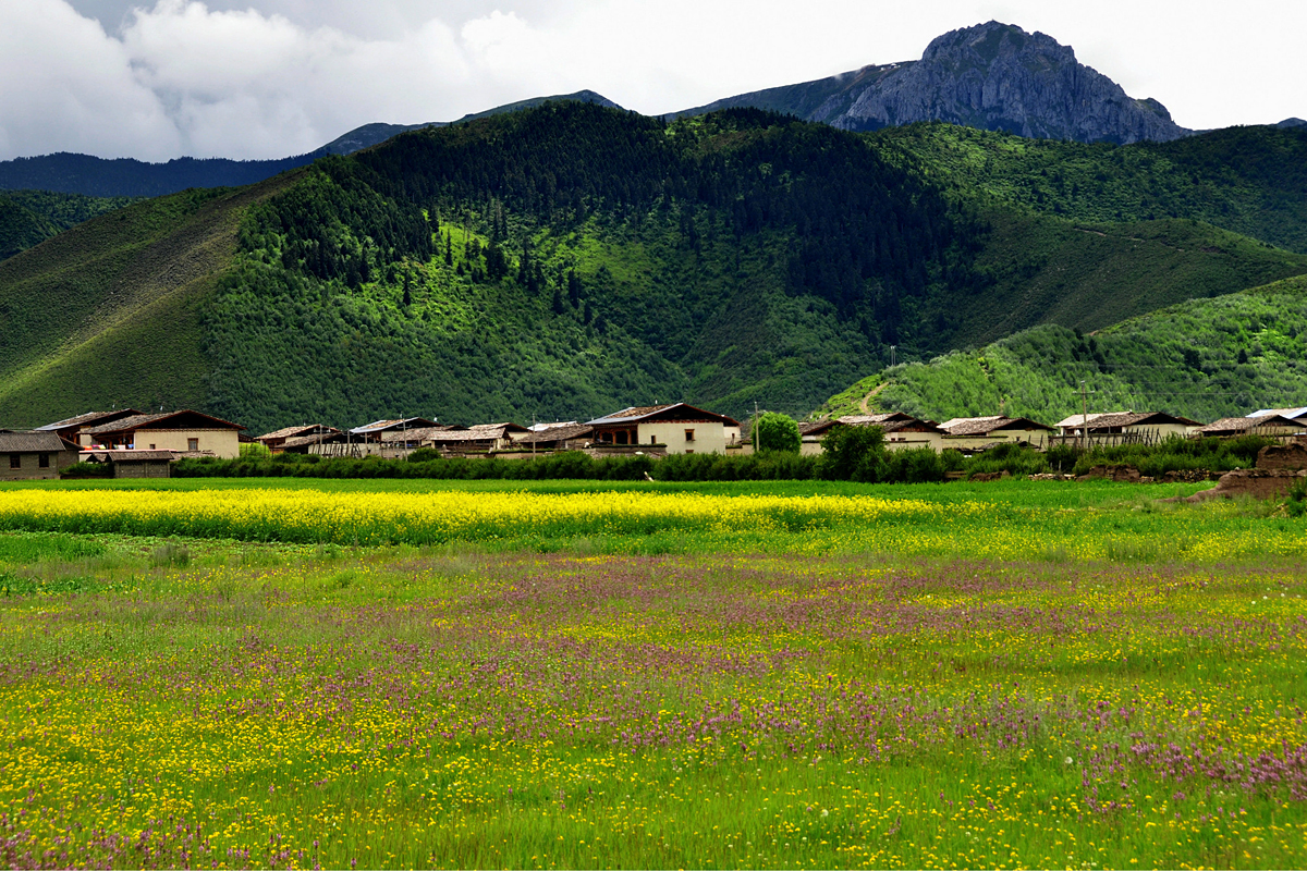 Landschaft von Shangri-La (vormals Zhongdian)