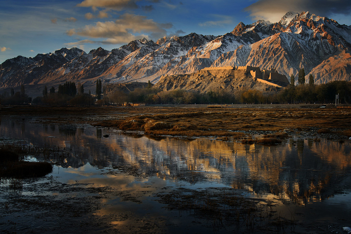 Landschaft auf Karakorum-Highway