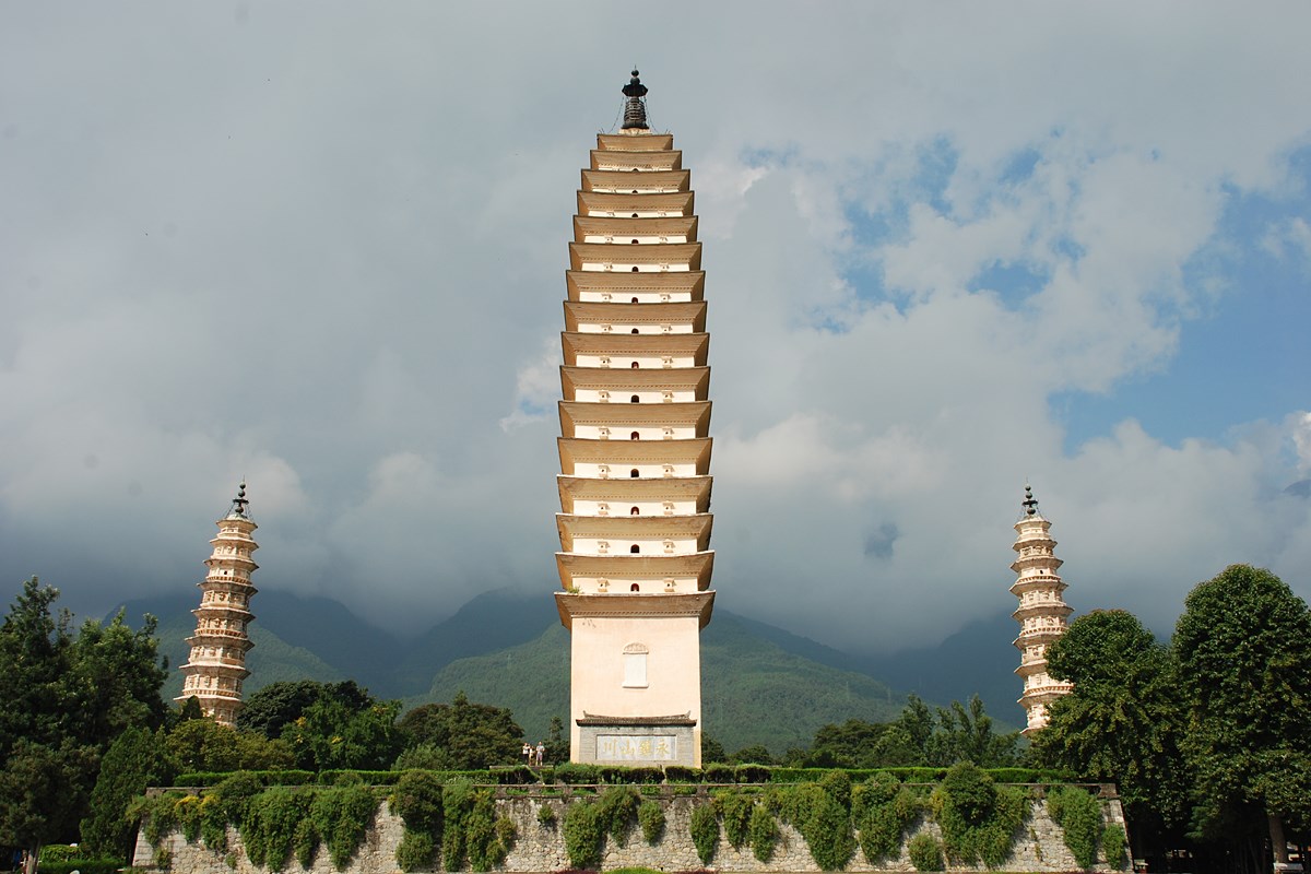 Drei Pagoden in Dali