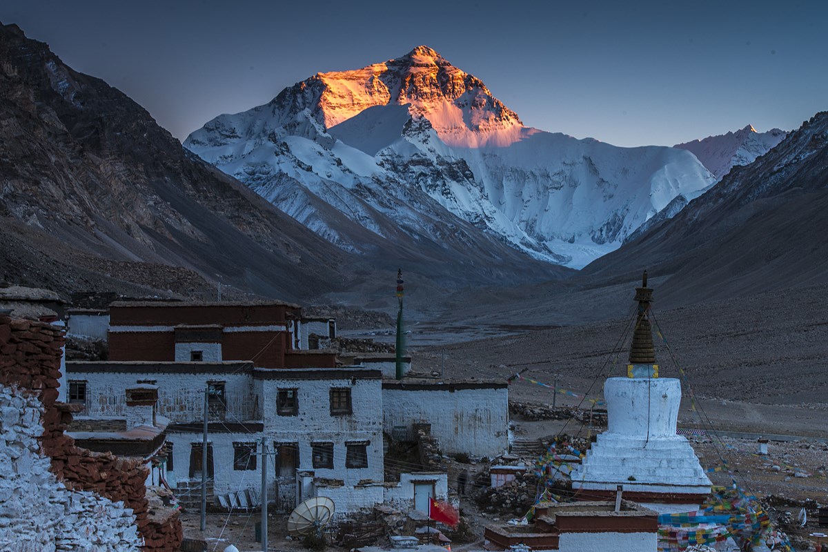 Sonnenuntergang von Everest