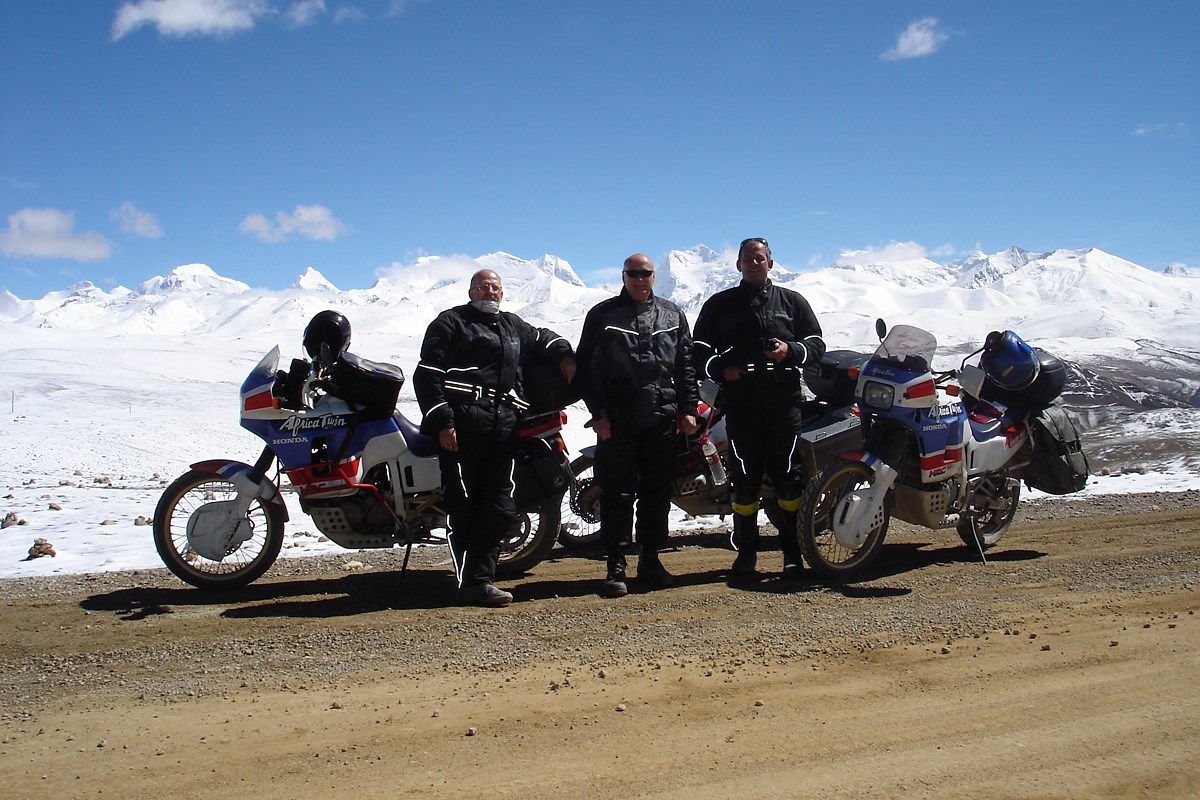 Motorradfahrt zu Everest, Himalaya