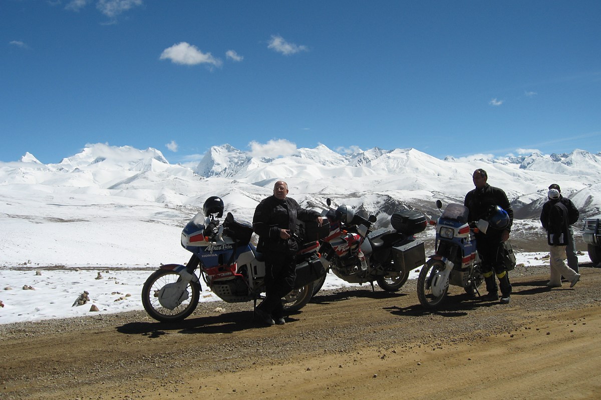 Motorradfahrt zu Everest, Himalaya