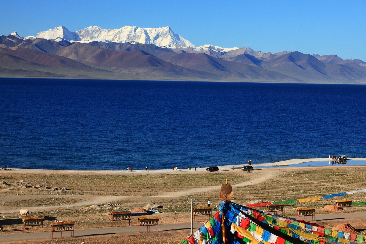 Nam Tso See und Nianqingtanggula Gipfel